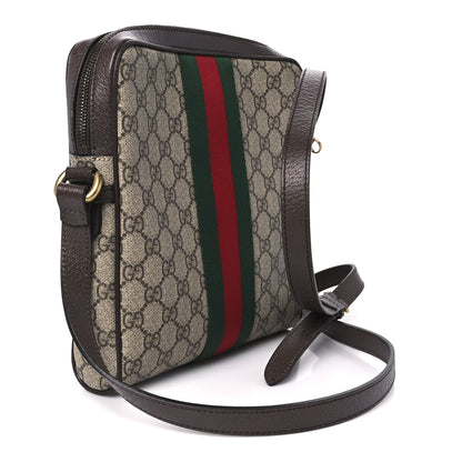 Gucci GG Supreme Monogram Web Small Ophidia Messenger Bag Brown 3 of 10