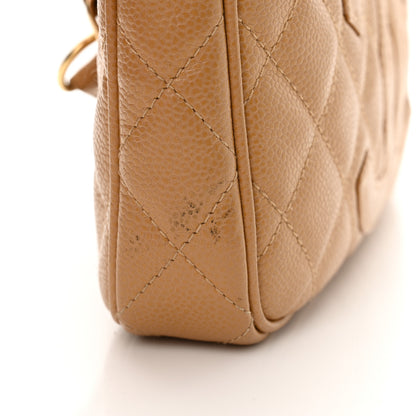 Chanel Caviar Quilted Timeless CC Shoulder Bag Beige 15 of 15