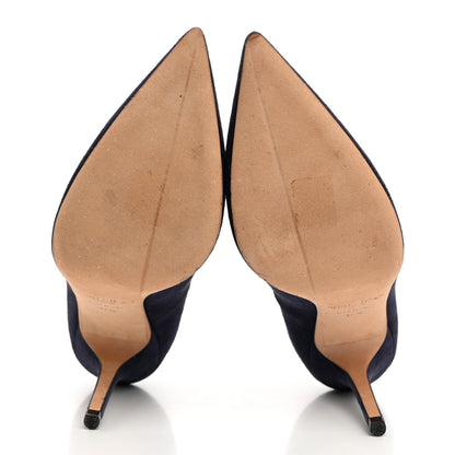 Jimmy Choo Suede Pumps 37.5 Navy 5 of 8