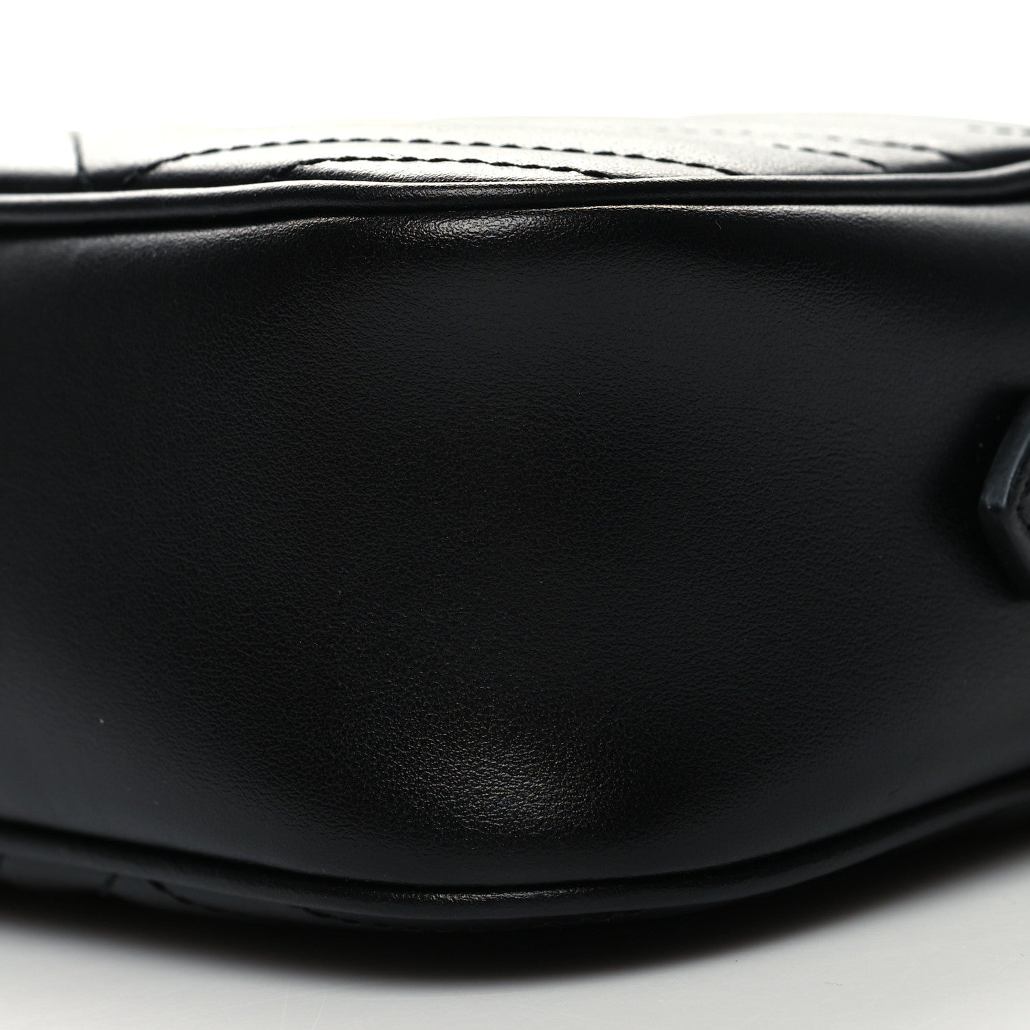 Gucci Calfskin Matelasse Small GG Marmont Chain Shoulder Bag Black 10 of 10