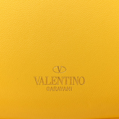 Valentino Garavani Nappa Stud Sign Shoulder Bag Bright Lemon 10 of 11