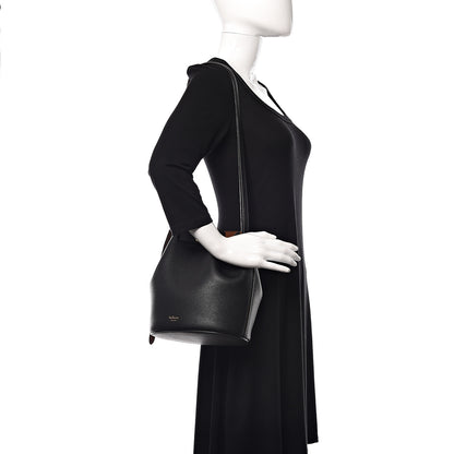 Mulberry Small Classic Grain Calfskin Small Abbey Bucket Bag Black 2 of 14
