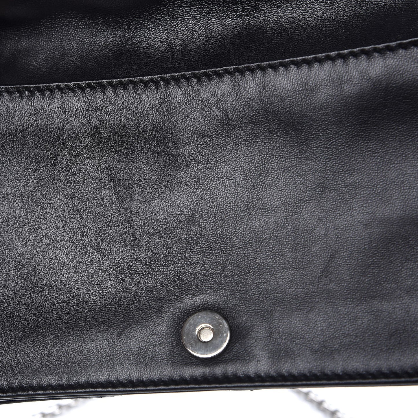 Lambskin Cannage Lady Dior Convertible Clutch Black