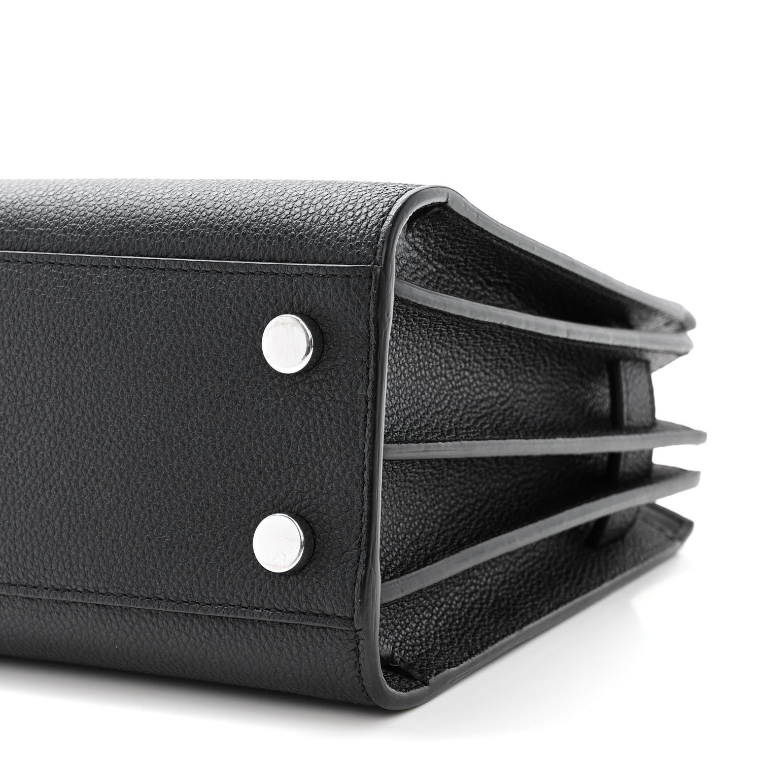 Saint Laurent Grained Calfskin Nano Sac De Jour Black 10 of 11