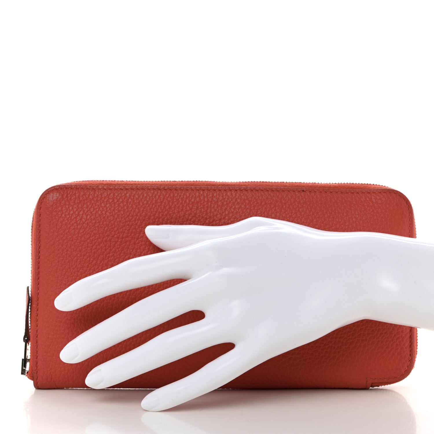 Hermes Togo Azap Wallet Rouge Pivoine 2 of 7