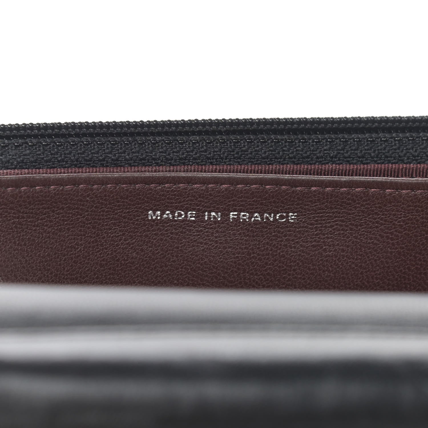Chanel Lambskin Quilted Wallet On Chain WOC Black 7 of 14