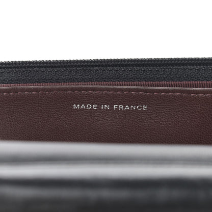 Chanel Lambskin Quilted Wallet On Chain WOC Black 7 of 14