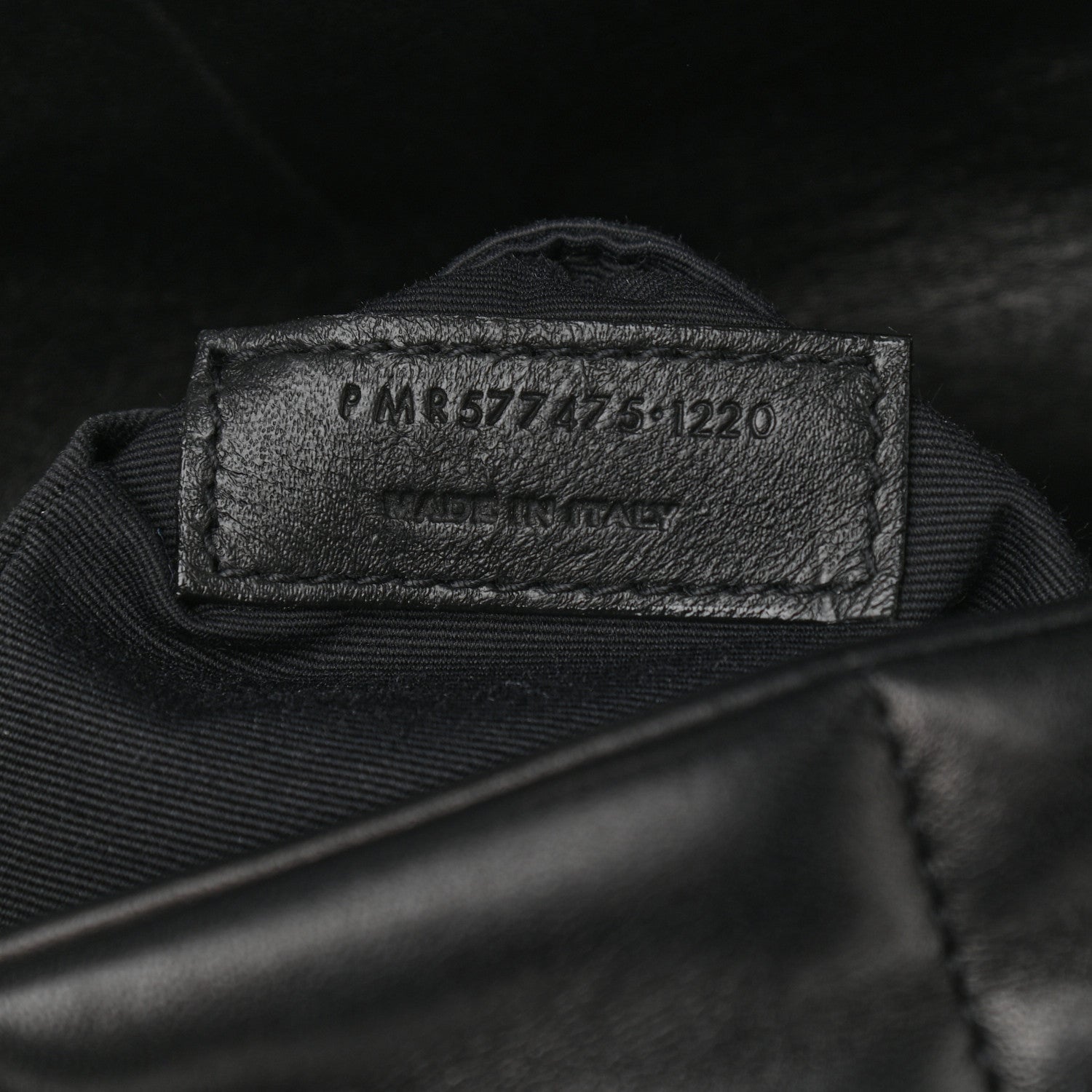 Saint Laurent Lambskin Quilted Medium Loulou Puffer Monogram Chain Satchel Black 7 of 9