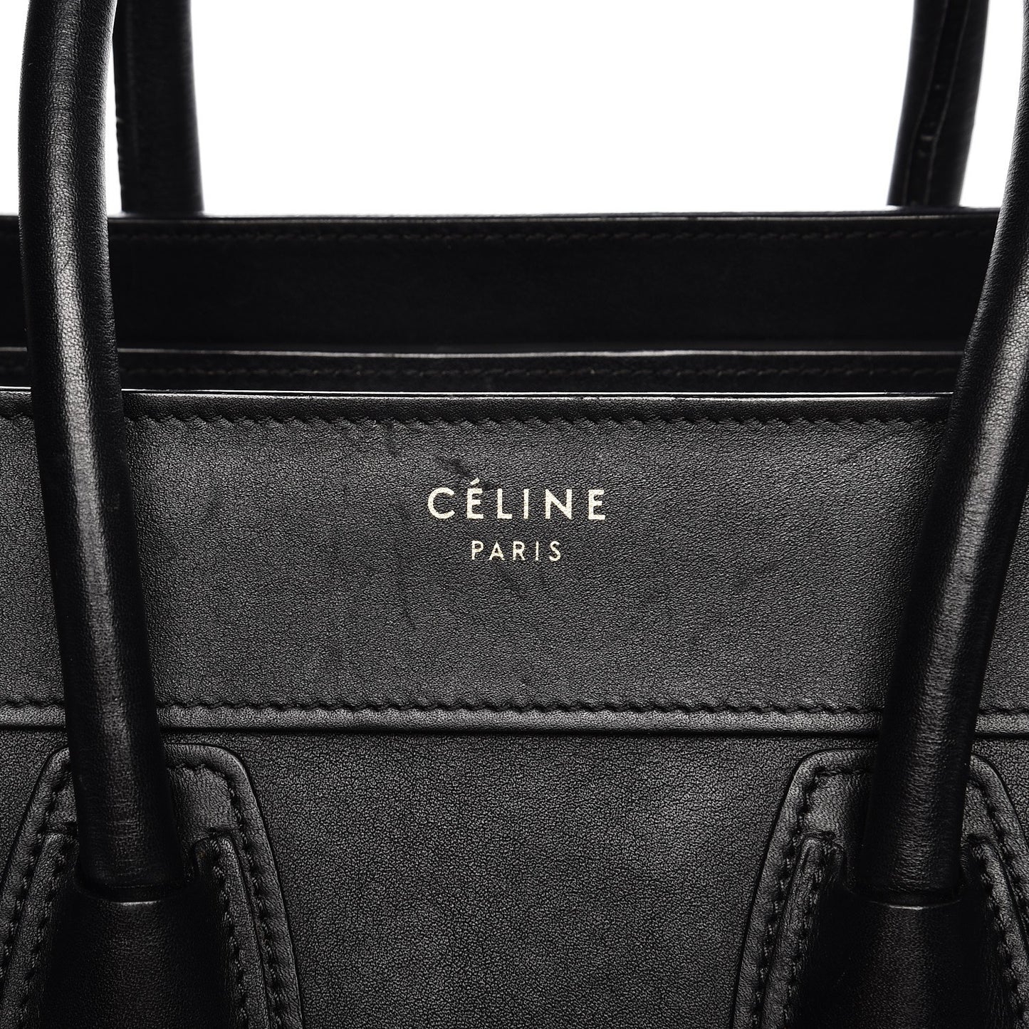 Smooth Calfskin Micro Luggage Black