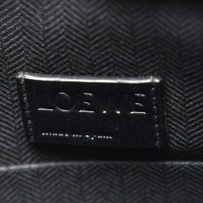 Loewe Calfskin Embossed Repeat T Pouch Black 6 of 7