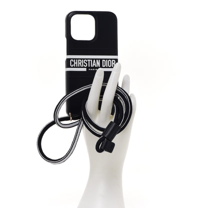 Christian Dior Calfskin Dior Vibe iPhone 13 Pro Case With Cord Blue 2 of 4