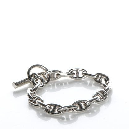 Hermes Sterling Silver MM Chaine d'Ancre Bracelet 3 of 5