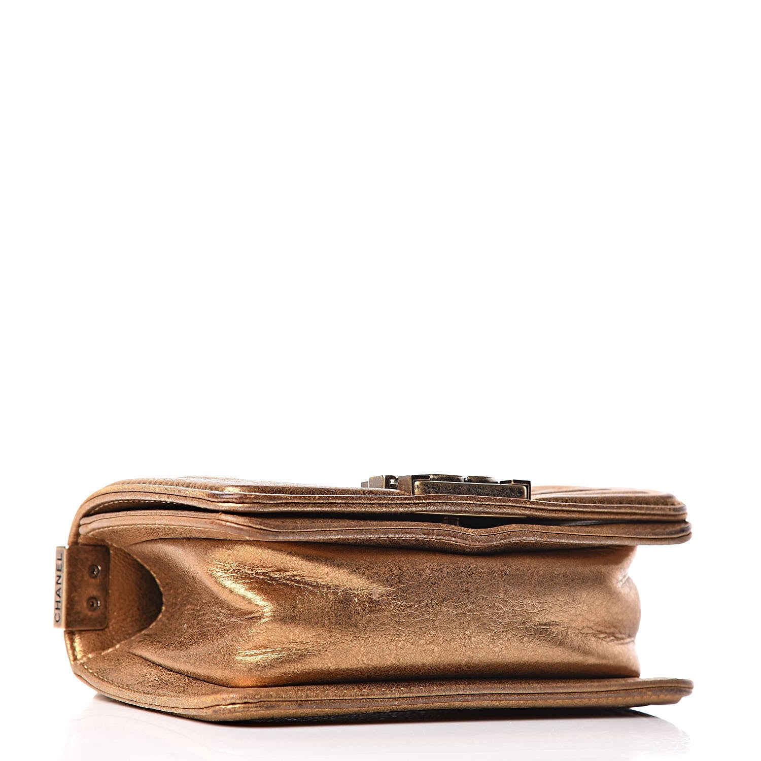 Chanel Galuchat Stingray Mini Boy Flap Gold 4 of 10