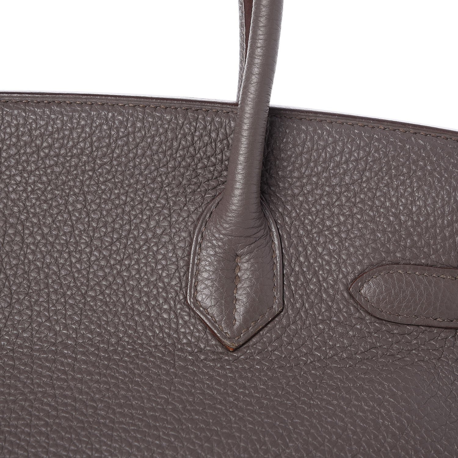 Hermes Togo Birkin 30 Etain 30 of 33