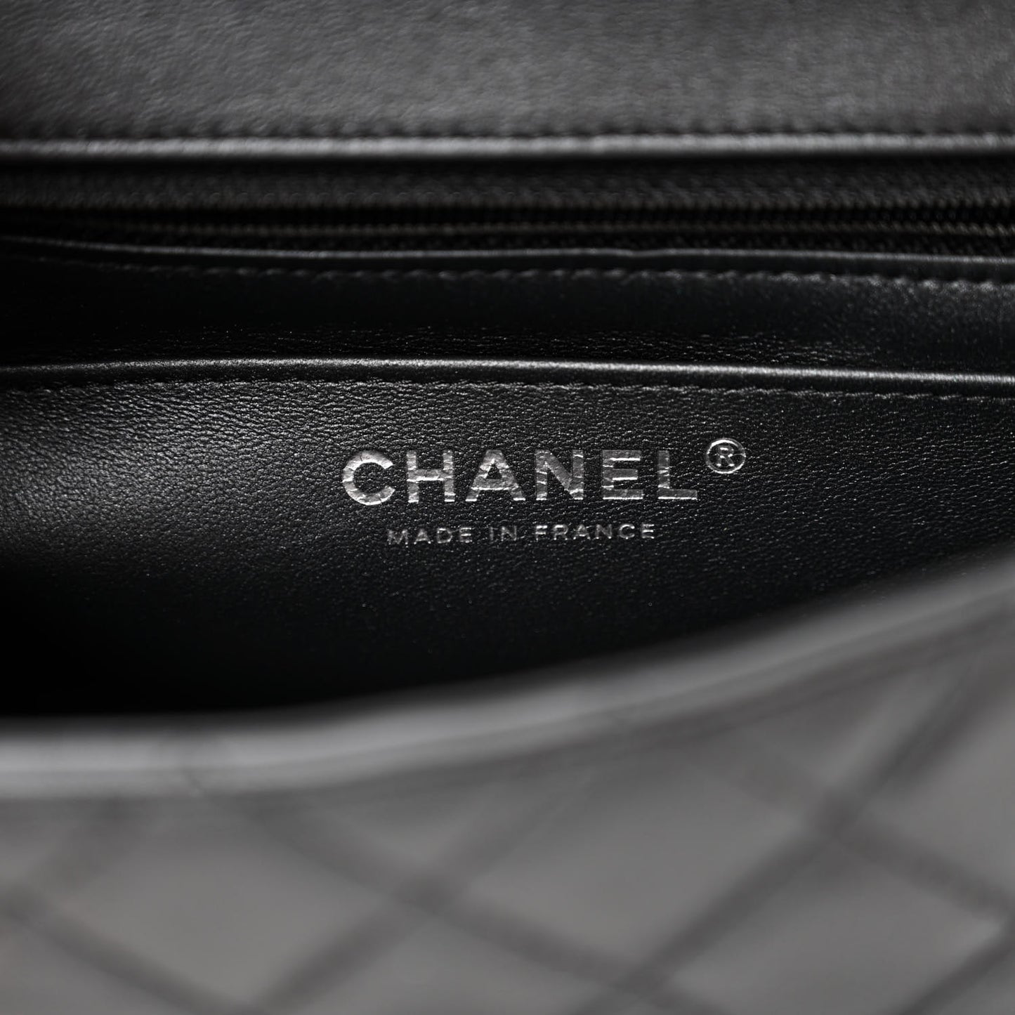 Lambskin Quilted Mini Rectangular Flap So Black