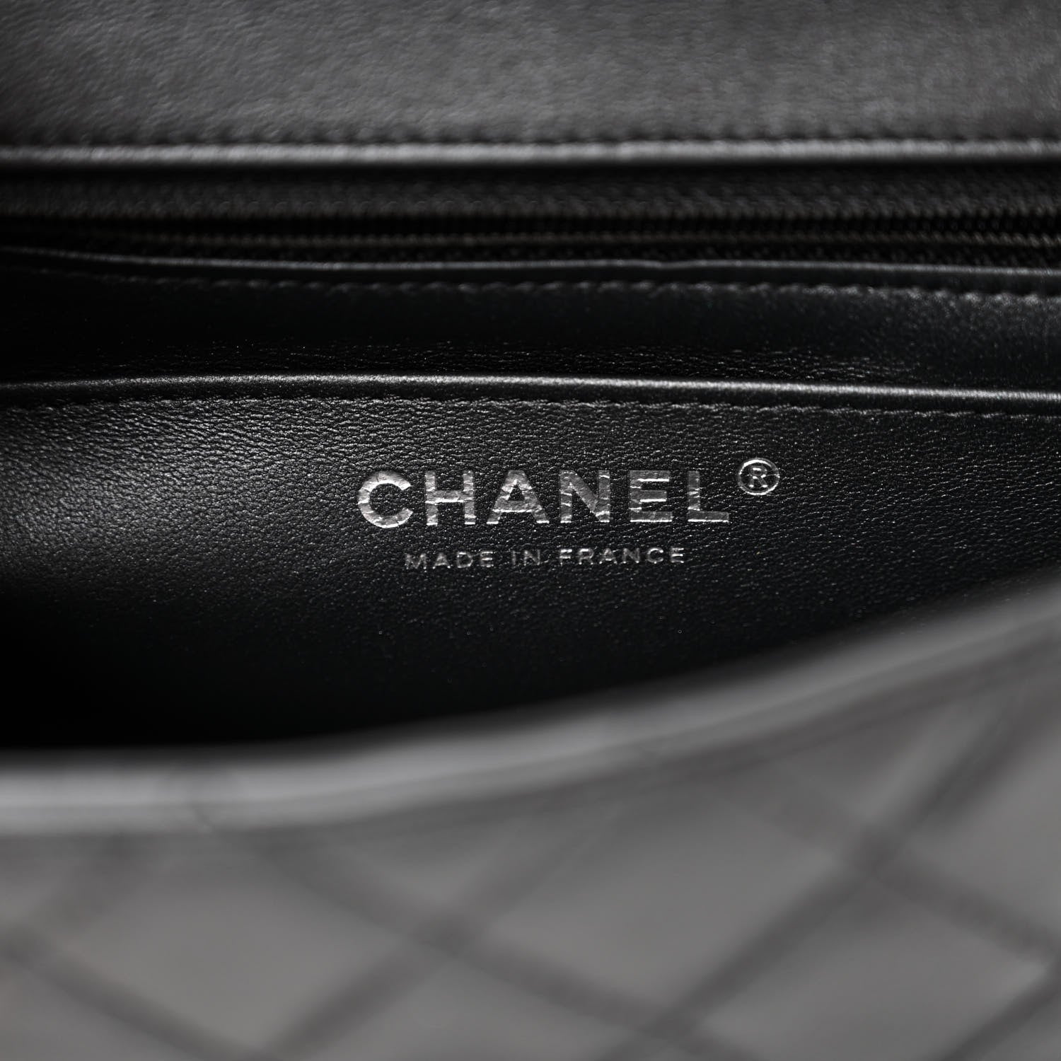 Chanel Lambskin Quilted Mini Rectangular Flap So Black 6 of 11