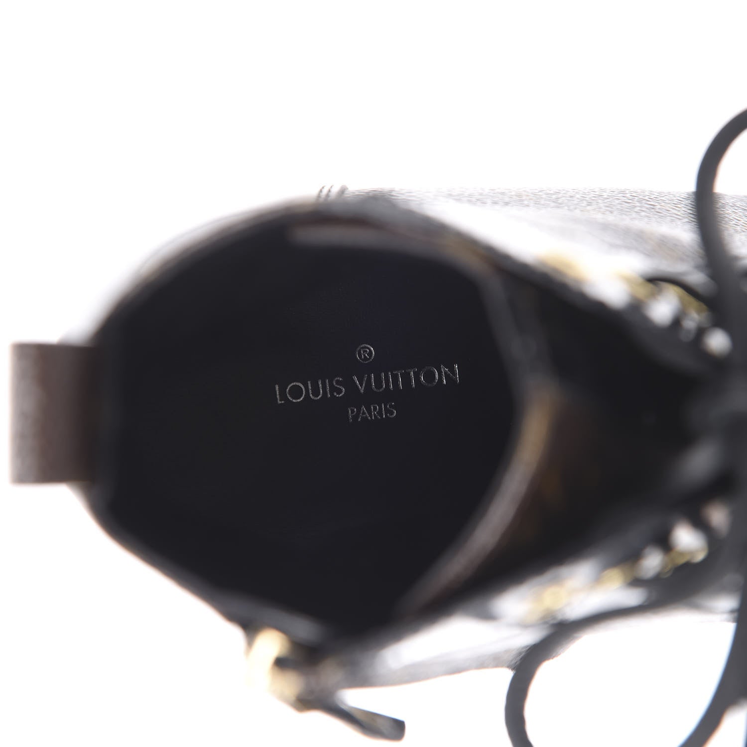 Louis Vuitton Patent Calfskin Monogram Star Trail Ankle Boots 37 Black 7 of 9