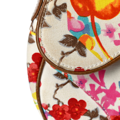 Christian Dior Canvas Floral Saddle Bag 18 of 18