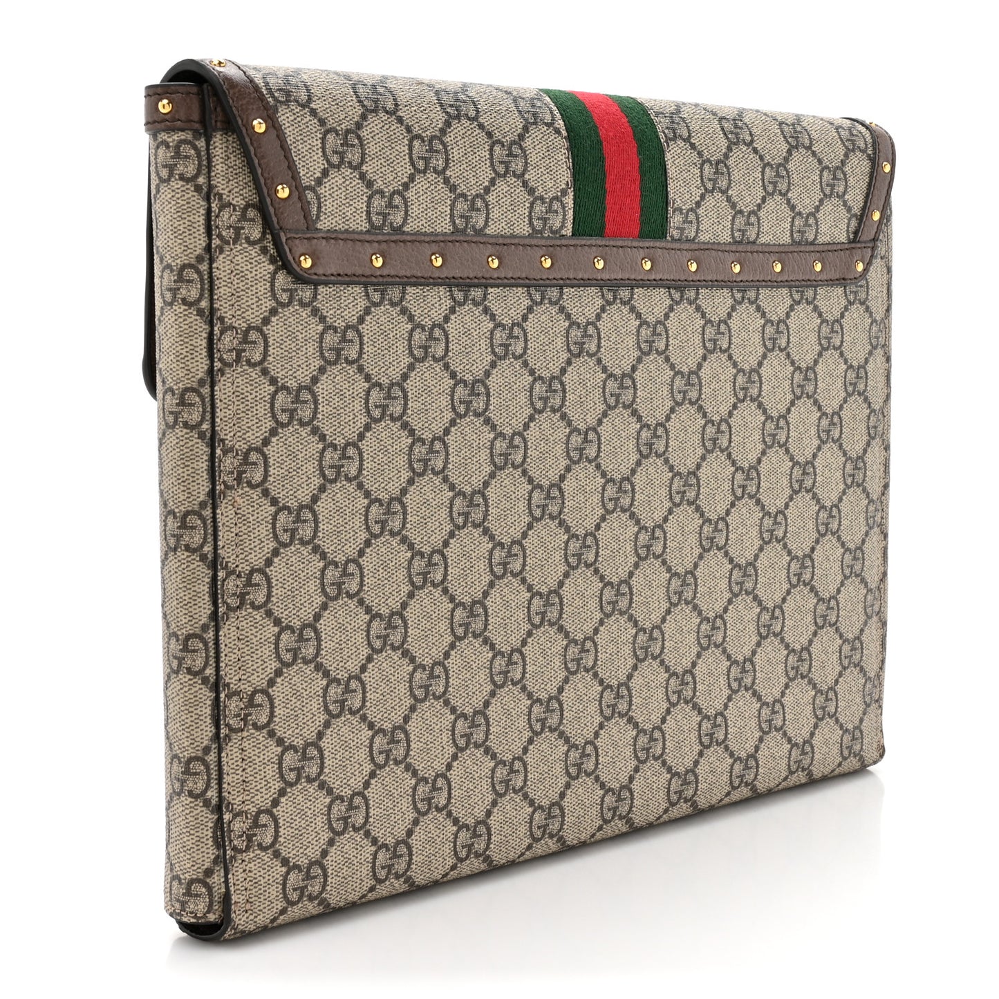 GG Supreme Monogram Ophidia iPad Case Beige New Acero