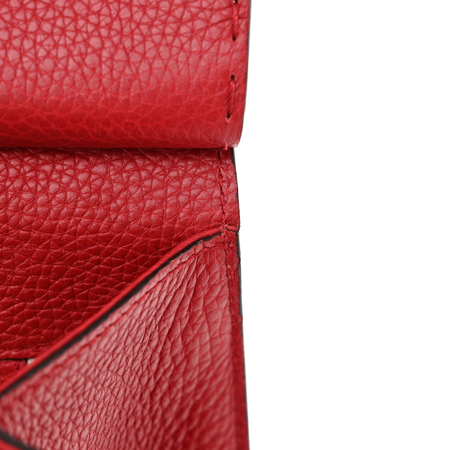 Calfskin Small GG Marmont Top Handle Bag Vulcanic Red