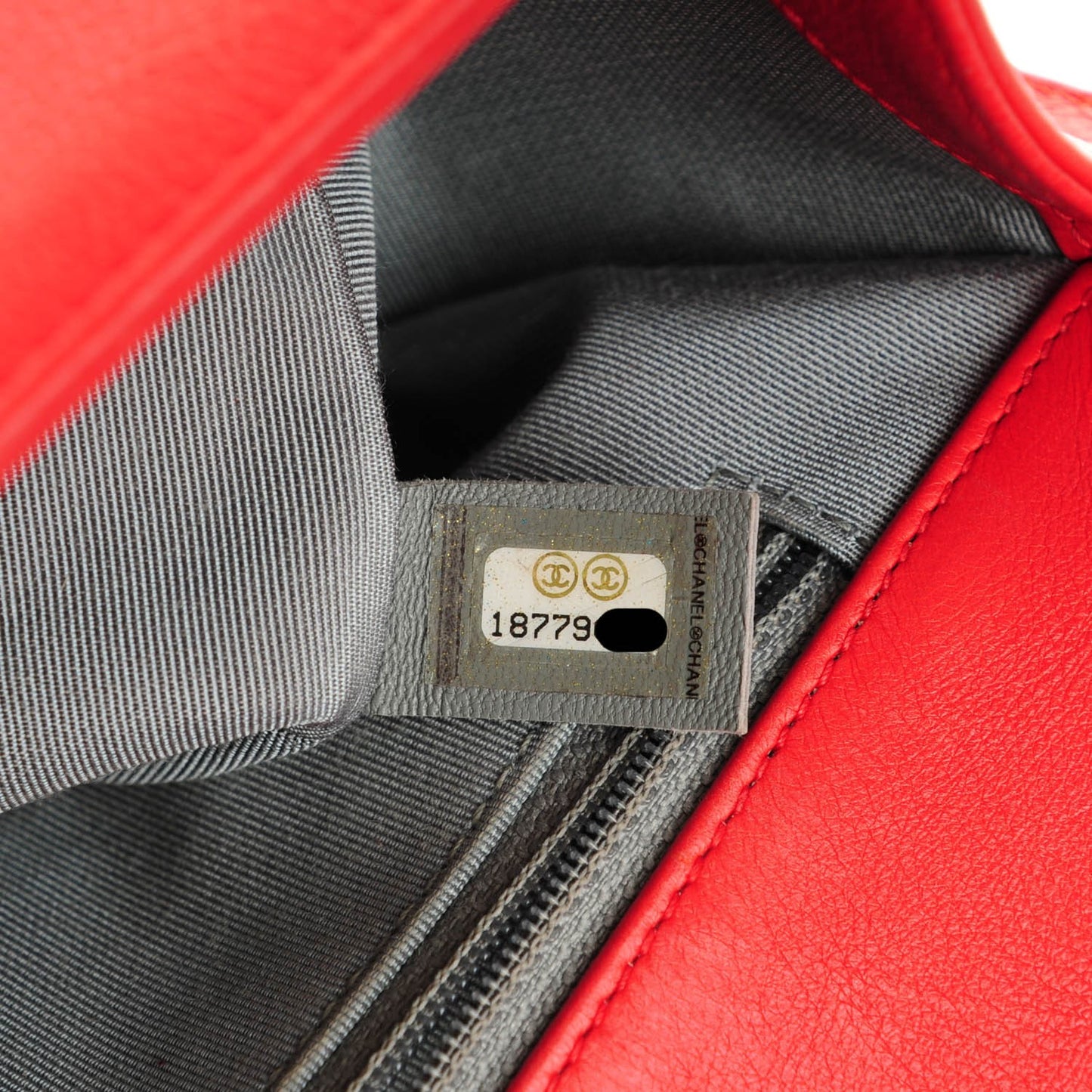 Calfskin Stitched New Medium Boy Flap Red