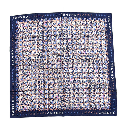 Chanel Silk CC Logo Square Scarf Multicolor 1 of 3