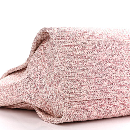 Chanel Lurex Boucle Deauville Medium Tote Pink 7 of 12