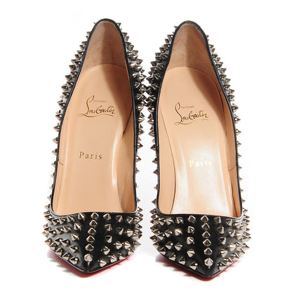 Christian Louboutin Nappa Pigalle Spikes 120 Pumps 39 Black 2 of 6