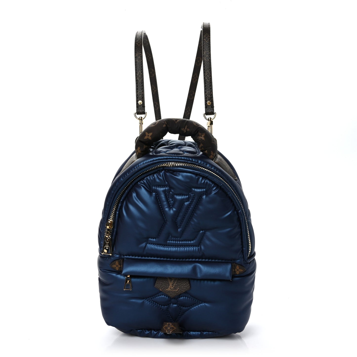 Econyl Mini Monogram Pillow Palm Springs Backpack Mini Navy