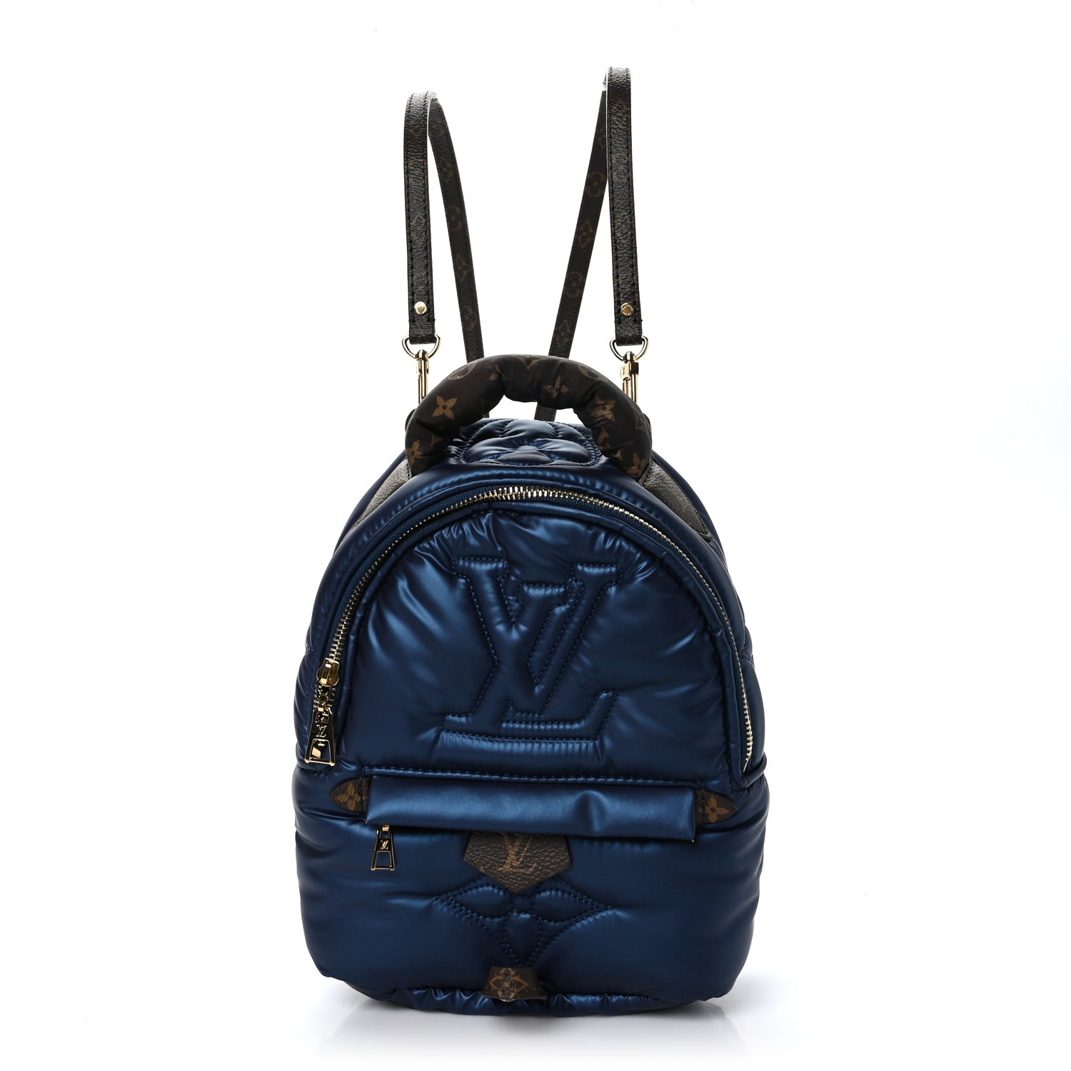 Louis Vuitton Econyl Mini Monogram Pillow Palm Springs Backpack Mini Navy 1 of 8