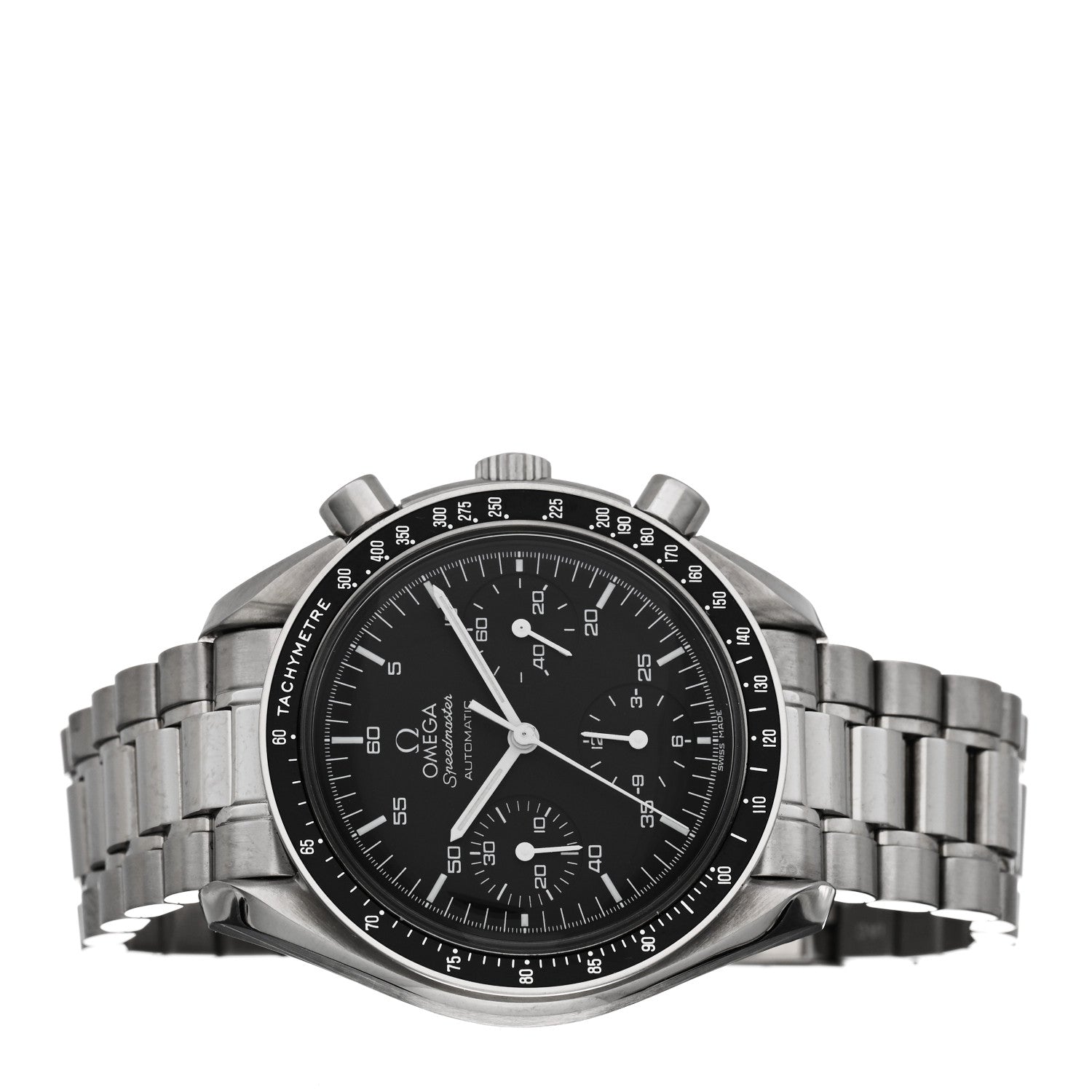 Omega Stainless Steel 39mm Speedmaster Chronograph Automatic Watch Black 3510.50.00 2 of 5
