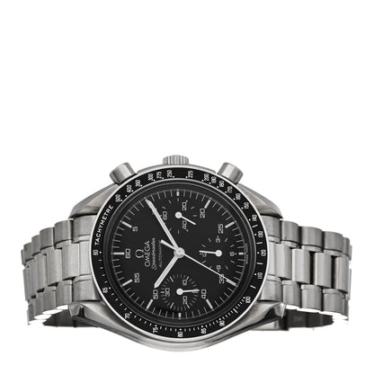 Omega Stainless Steel 39mm Speedmaster Chronograph Automatic Watch Black 3510.50.00 2 of 5