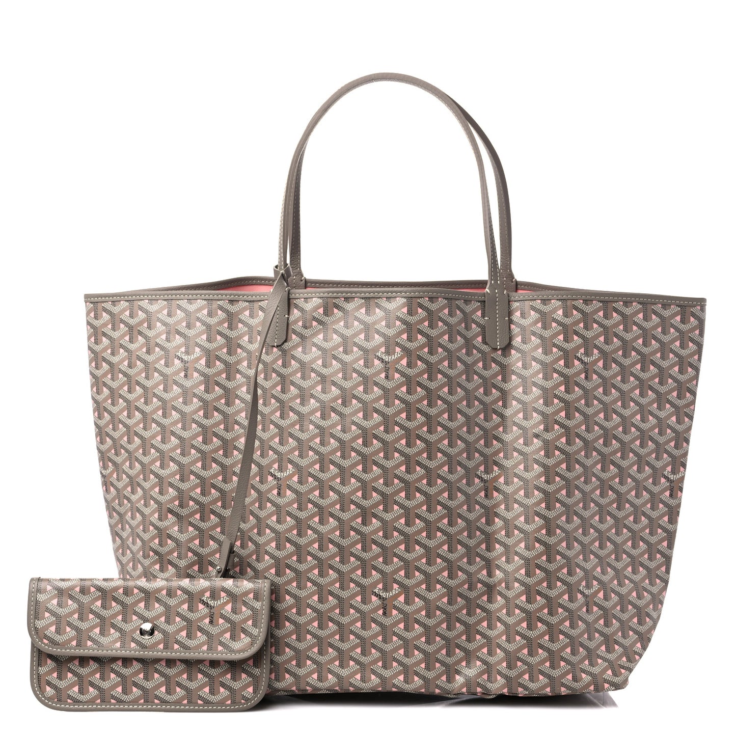 Goyardine Saint Louis Claire Voie GM Grege Powder Pink