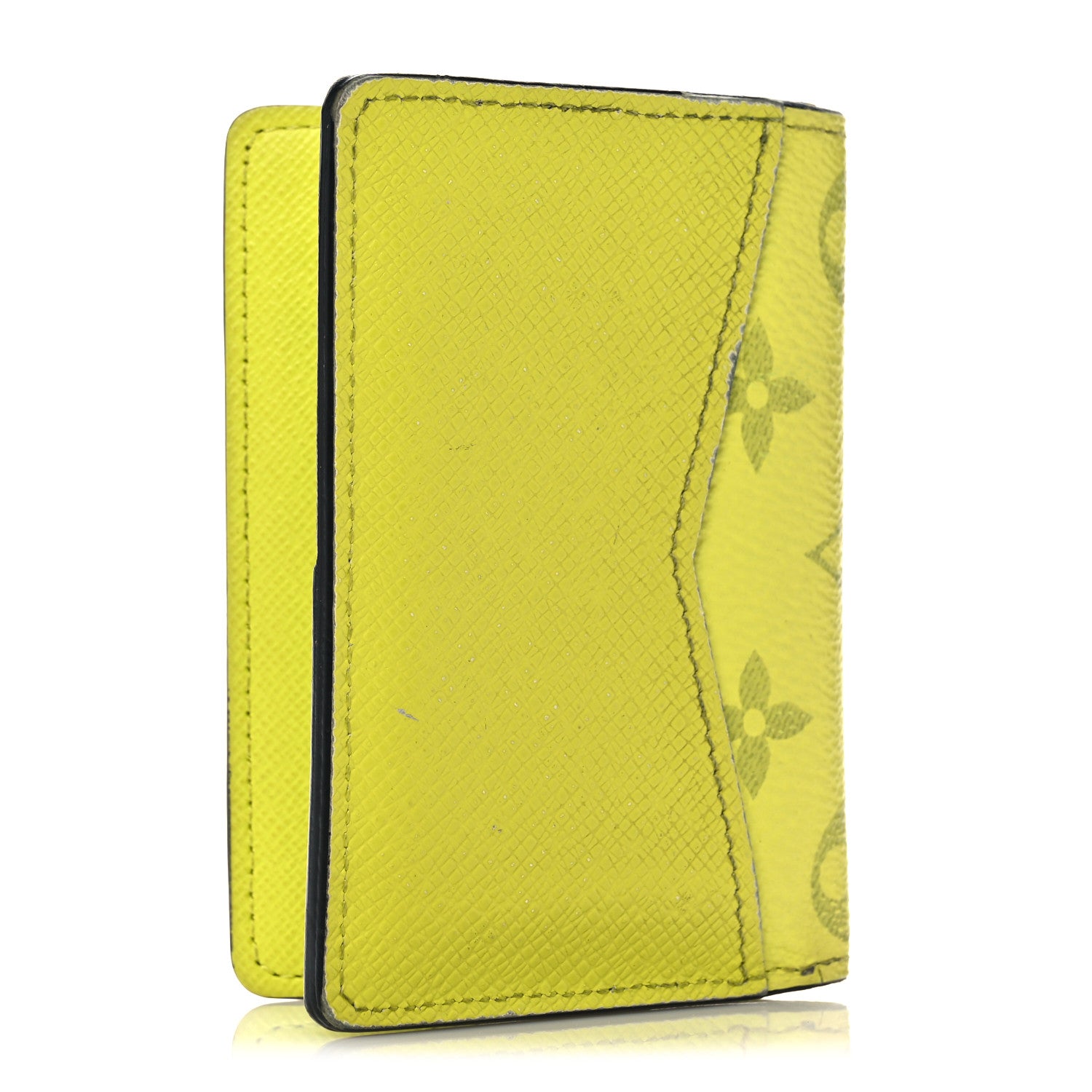 Louis Vuitton Monogram Taiga Pocket Organizer Yellow 2 of 11