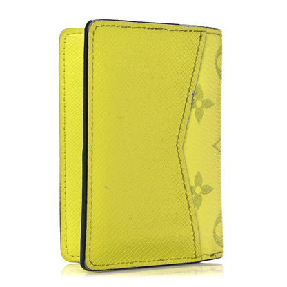 Louis Vuitton Monogram Taiga Pocket Organizer Yellow 2 of 11