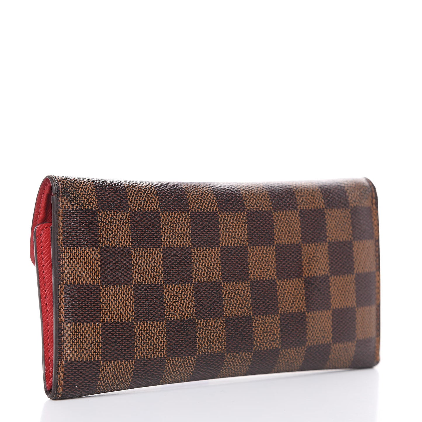 Damier Ebene Josephine Wallet Red