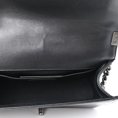 Chanel Calfskin Quilted Medium Boy Flap Black 5 of 10
