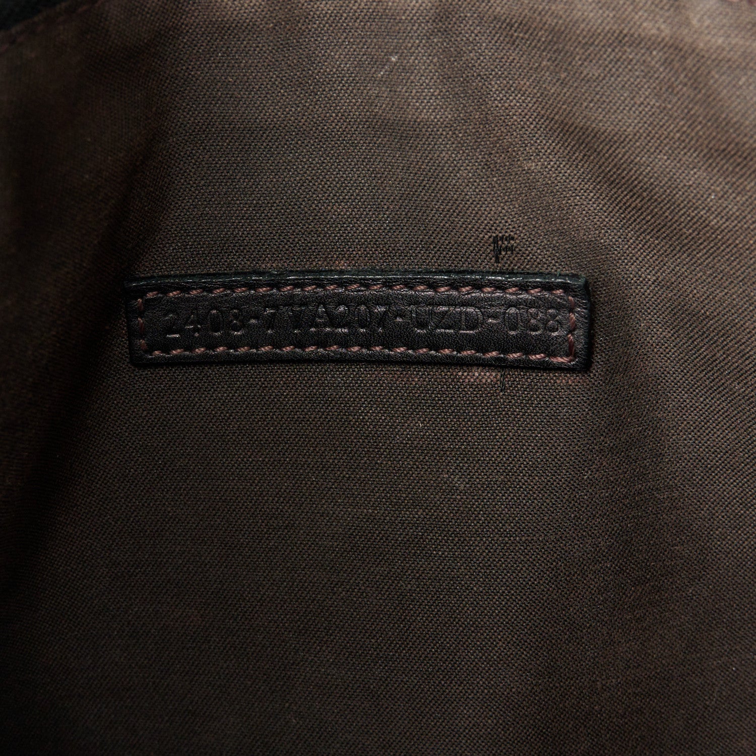 Fendi Zucca Spalmati Messenger Bag Black 7 of 10