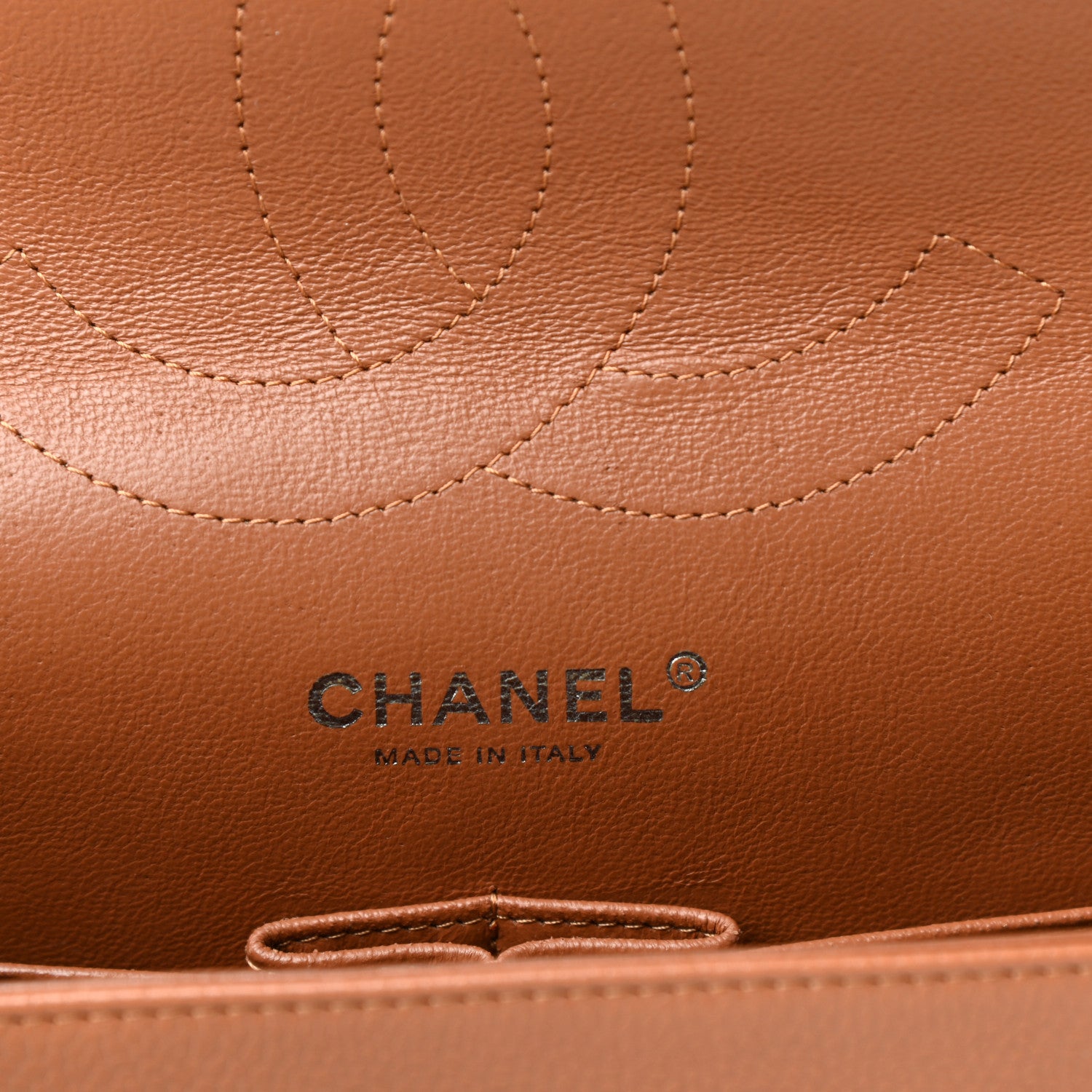 Chanel Caviar Quilted Jumbo Double Flap Light Brown 6 of 10
