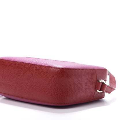 Gucci Dollar Calfskin Bi-Color Small Soho Disco Bag New Rosette Hibiscus Red 10 of 11