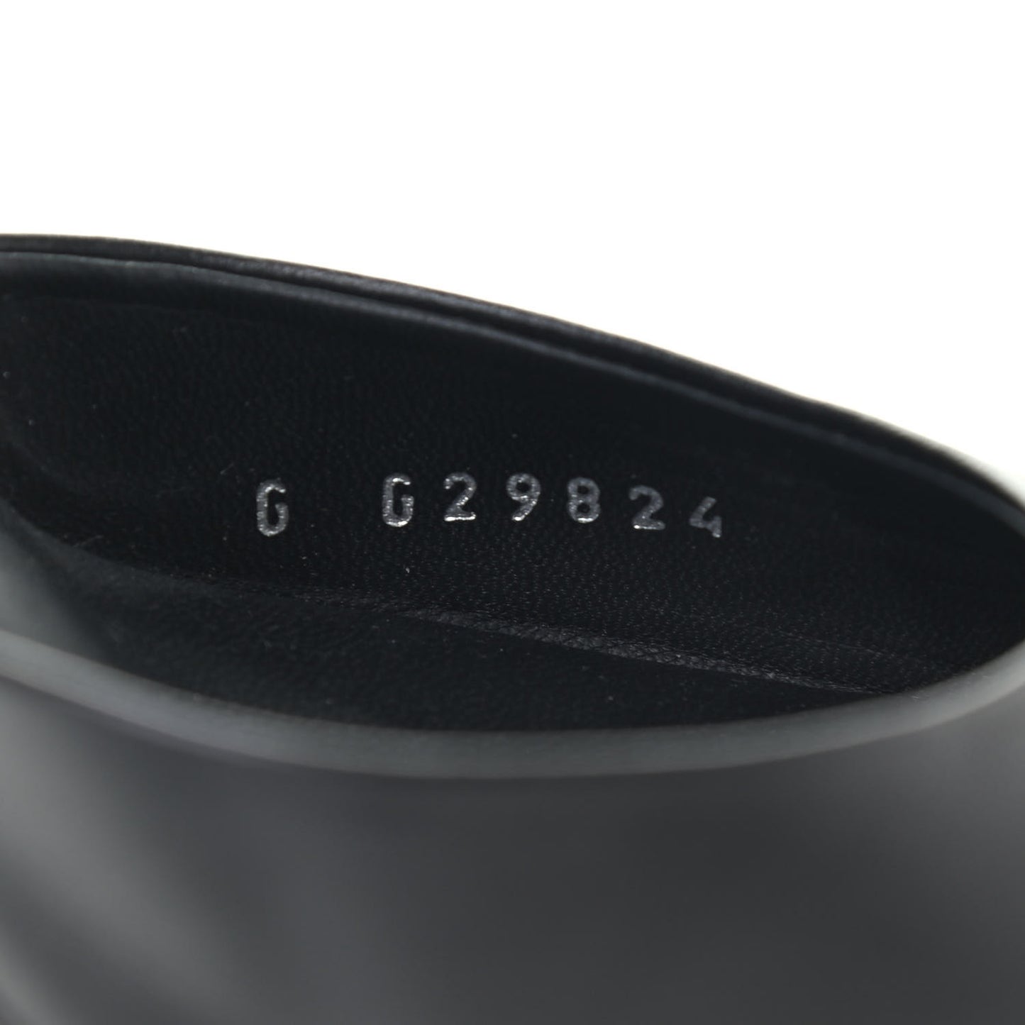 Lambskin Cap Toe d'Orsay Pumps 36.5 Black
