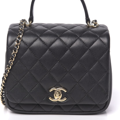 Chanel Lambskin Quilted Mini Citizen Chic Flap Black 12 of 13