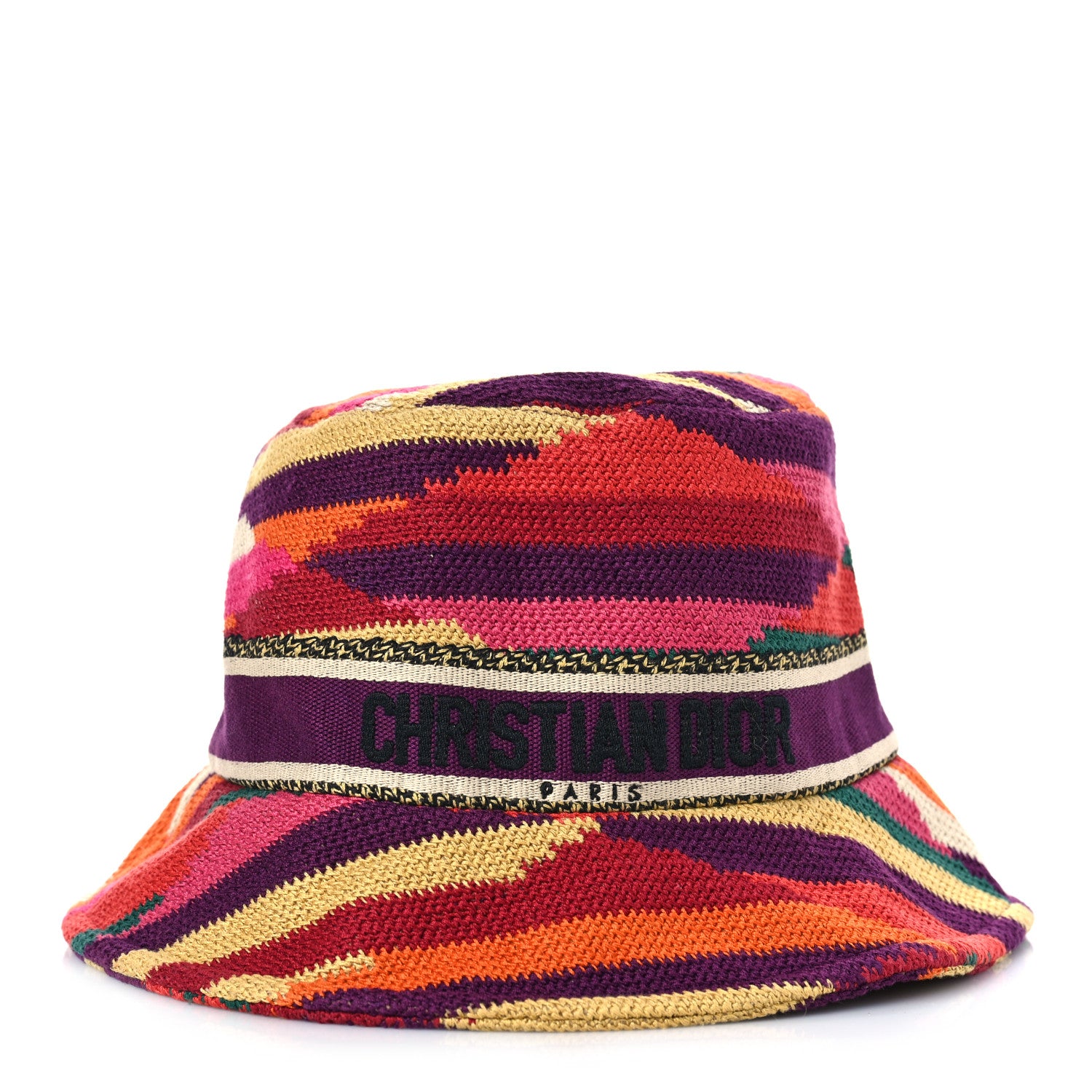 Christian Dior Cotton Embroidered Bucket Hat 58 Multicolor 2 of 6