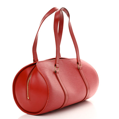 Louis Vuitton Epi Soufflot Castillan Red 4 of 16