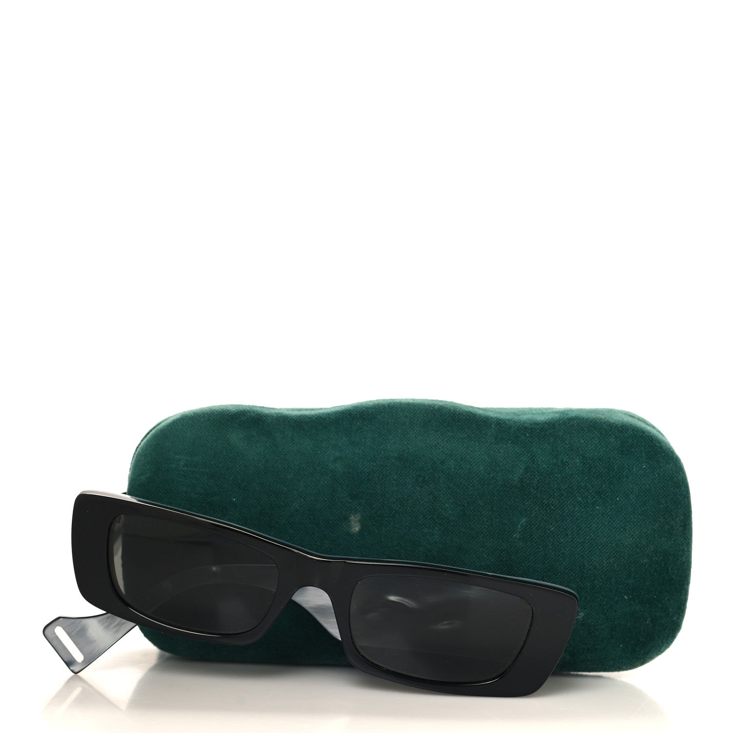Gucci Acetate Rectangular Sunglasses GG0516S Black 7 of 7