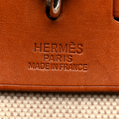 Hermes Toile Vache Calfskin Herbag 2 in 1 36 MM Natural 8 of 13