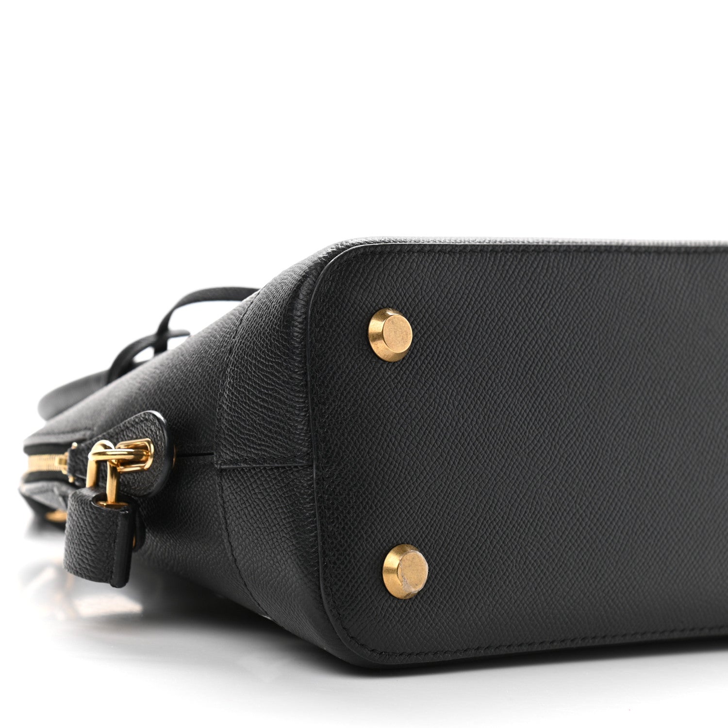 Balenciaga Signature Grained Calfskin Logo S Ville Top Handle Bag Black 9 of 12