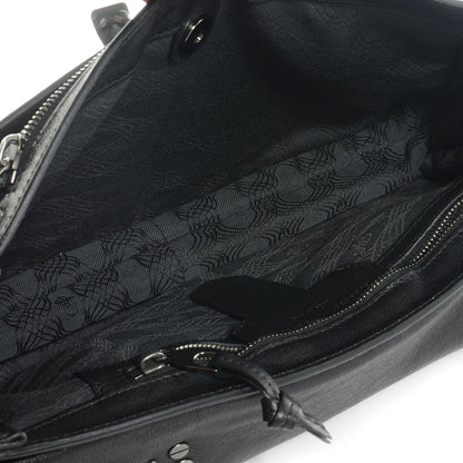 Proenza Schouler Woven Leather PS1 Medium Satchel Black 5 of 14