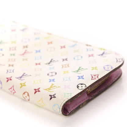 Louis Vuitton Monogram Multicolor Insolite Wallet White Litchi 7 of 12
