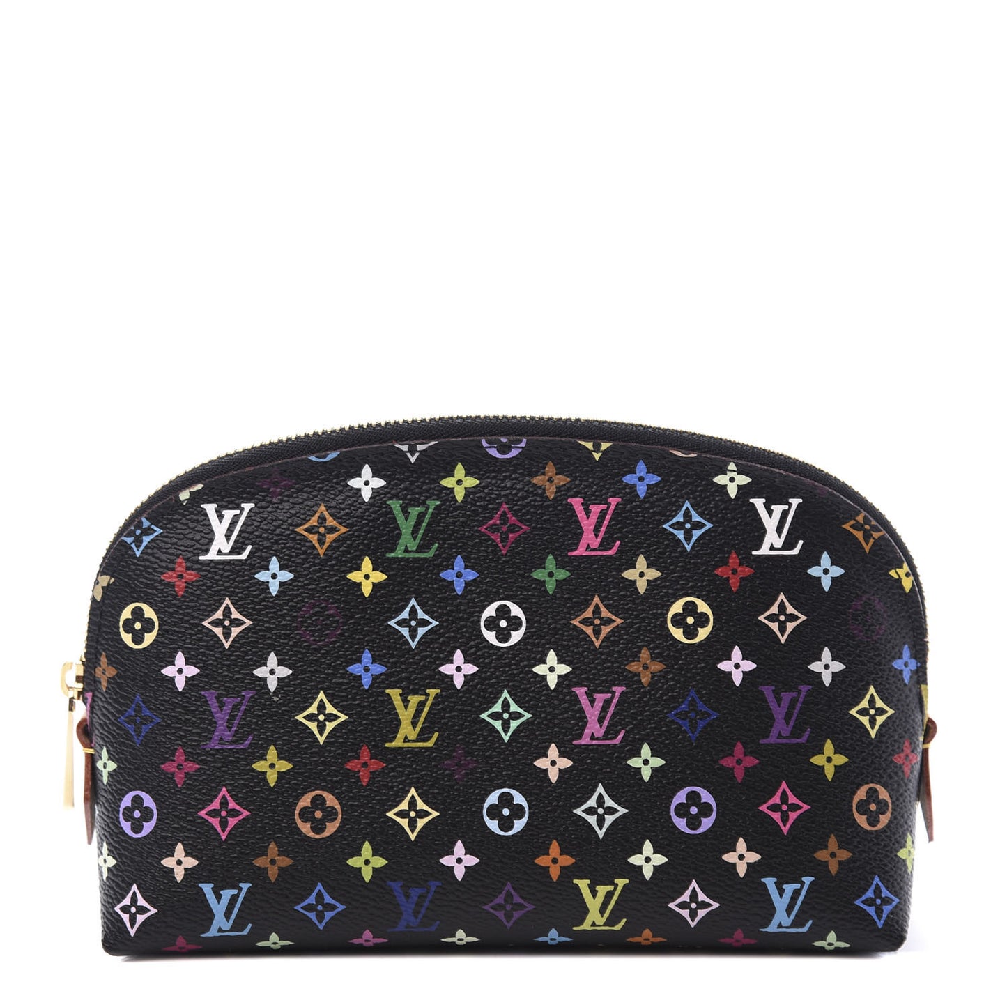 Monogram Multicolor Cosmetic Pouch Black Grenade